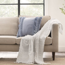 Cargar imagen en el visor de la galería, Boho Tufted Cotton Woven Tassel Fringe Throw
