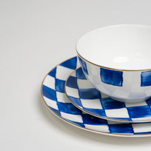 Carregar imagem no visualizador da galeria, Royal Blue Check Plate Set
