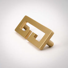 Load image into Gallery viewer, Chloe, Solid Brass Greek Key Pull
