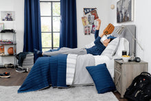 Load image into Gallery viewer, Farmhouse Yarn Dyed Stripe Comforter 5 Piece Set
