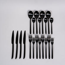 Carregar imagem no visualizador da galeria, Kaya Black Cutlery Set
