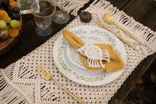 Cargar imagen en el visor de la galería, Boho Macrame Indoor/Outdoor Placemat 2-Pack Set
