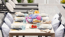 Cargar imagen en el visor de la galería, Farmhouse Ticking Stripe Yarn Dyed Table Runner
