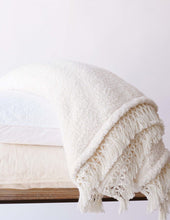 Load image into Gallery viewer, Sherpa Tassel Fringe Throw
