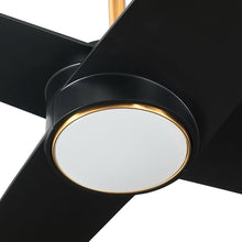 Cargar imagen en el visor de la galería, 60&quot; Parvez Modern DC Motor Downrod Mount Reversible Ceiling Fan with Lighting and Remote Control
