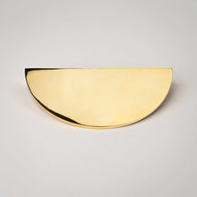 Cargar imagen en el visor de la galería, Demi Lune, Solid Brass Half Moon Cabinet Pulls
