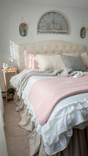 Load image into Gallery viewer, Ella Ruffle Lace 3 Piece Comforter Set
