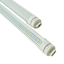 Carregar imagem no visualizador da galeria, 8FT LED Tube Light for Garage, Workshop, Warehouse, R17 Base, 40W, 5000K, Frosted, 5200 Lumens, Energy Efficient, Single End or Double End Power
