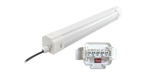 Load image into Gallery viewer, 8FT LED Linear Tri-proof Light | 60/70/80W | ETL, FCC, DLC Listed | 140lm/w | Surface/Suspension Mounting | 3500/4000/5000/6000K CCT Options | IP65 Rated, Wet Rated
