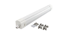 Load image into Gallery viewer, 8FT LED Linear Tri-proof Light | 60/70/80W | ETL, FCC, DLC Listed | 140lm/w | Surface/Suspension Mounting | 3500/4000/5000/6000K CCT Options | IP65 Rated, Wet Rated
