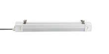 Load image into Gallery viewer, 8FT LED Linear Tri-proof Light | 60/70/80W | ETL, FCC, DLC Listed | 140lm/w | Surface/Suspension Mounting | 3500/4000/5000/6000K CCT Options | IP65 Rated, Wet Rated
