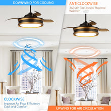 Cargar imagen en el visor de la galería, 52&quot; Cochin Smart Fan with LED Light
