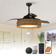 Cargar imagen en el visor de la galería, 52&quot; Lucknow Smart Fan with LED Light
