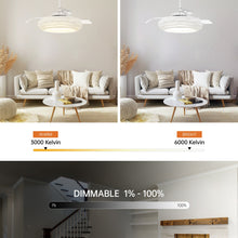 Load image into Gallery viewer, 52&quot; Jaipur Smart Fan with LED Light
