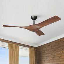 Cargar imagen en el visor de la galería, 52&quot; Wesley Industrial DC Motor Downrod Mount Reversible Ceiling Fan with Remote Control
