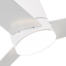 Carregar imagem no visualizador da galeria, 48&quot; Flush Mount Ceiling Fan 3 Blades with LED Lighting and Remote Control
