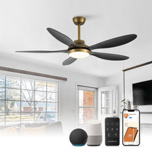 Carregar imagem no visualizador da galeria, 52&quot; Punjab Smart Fan with LED Light
