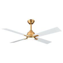 Load image into Gallery viewer, 48&quot; Linden Industrial DC Motor Downrod Mount Reversible Crystal Ceiling Fan with Lighting and Remote Control
