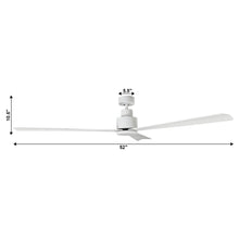 Load image into Gallery viewer, 52&quot; Zelda Industrial Ceiling Fan with Remote Control
