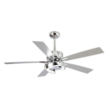 Load image into Gallery viewer, 52&quot; Vendome Industrial DC Motor Downrod Mount Reversible Ceiling Fan with Lighting and Remote Control
