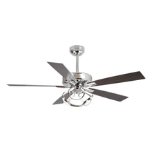 Cargar imagen en el visor de la galería, 52&quot; Zelda Modern DC Motor Downrod Mount Reversible Ceiling Fan with Lighting and Remote Control
