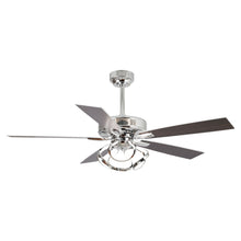 Cargar imagen en el visor de la galería, 52&quot; Zelda Modern DC Motor Downrod Mount Reversible Ceiling Fan with Lighting and Remote Control
