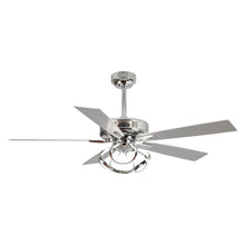 Carregar imagem no visualizador da galeria, 52&quot; Zelda Modern DC Motor Downrod Mount Reversible Ceiling Fan with Lighting and Remote Control
