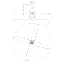 Load image into Gallery viewer, 52&quot; Ashby Industrial Satin Nickel DC Motor Ceiling Fan with LED Lighting and Remote Contro
