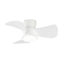 Load image into Gallery viewer, 31&quot; Mazon Modern DC Motor Flush Mount Reversible Ceiling Fan with LED Lighting and Remote Control
