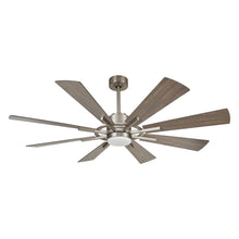 Cargar imagen en el visor de la galería, 60&quot; Oretha Windmill DC Ceiling Fan with LED Lighting
