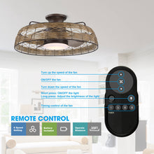 Carregar imagem no visualizador da galeria, 27&quot; Reversible Flush Mount Ceiling Fan
