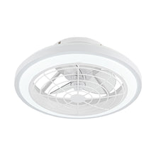 Carregar imagem no visualizador da galeria, 20&quot; Ikon Modern DC Motor Flush Mount Reversible Ceiling Fan with Lighting and Remote Control
