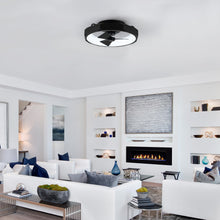 Load image into Gallery viewer, 19&quot; Britton Flush Mount Reversible Ceiling Fan with Remote Control
