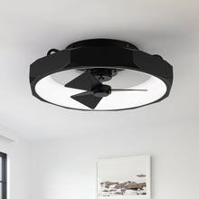 Carregar imagem no visualizador da galeria, 19&quot; Britton Flush Mount Reversible Ceiling Fan with Remote Control
