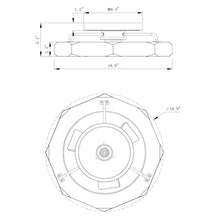 Load image into Gallery viewer, 19&quot; Britton Flush Mount Reversible Ceiling Fan with Remote Control
