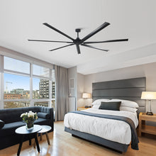 Carregar imagem no visualizador da galeria, 84&quot; or 100&quot; Industrial Downrod Mount Ceiling Fan with Remote Control
