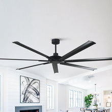 Carregar imagem no visualizador da galeria, 84&quot; or 100&quot; Industrial Downrod Mount Ceiling Fan with Remote Control
