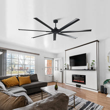 Carregar imagem no visualizador da galeria, 84&quot; or 100&quot; Industrial Downrod Mount Ceiling Fan with Remote Control
