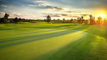 Cargar imagen en el visor de la galería, Golf Course Wallpaper. Sunset Over Golf Course. #6747
