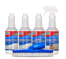 Load image into Gallery viewer, &quot;The Deluxe Set&quot; Tile &amp; Grout Floor Care Kit
