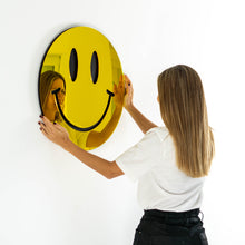 Load image into Gallery viewer, Happy Face Mirror Art
