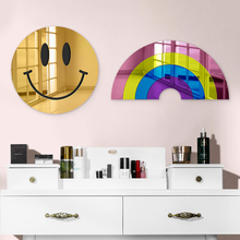 Carregar imagem no visualizador da galeria, Happy Face Mirror Art
