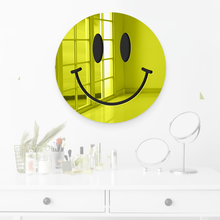 Load image into Gallery viewer, Happy Face Mirror Art
