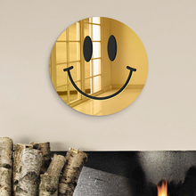 Load image into Gallery viewer, Happy Face Mirror Art
