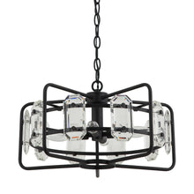 Load image into Gallery viewer, 4-Light Golden or Black Modern Crystal Pendant Light
