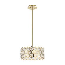 Cargar imagen en el visor de la galería, 13 Inch Modern Golden 3-Light Pendant Lighting for Living Room
