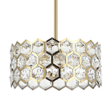 Cargar imagen en el visor de la galería, 13 Inch Modern Golden 3-Light Pendant Lighting for Living Room
