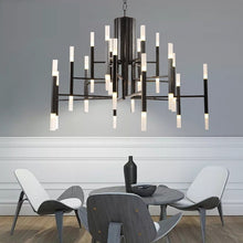 Carregar imagem no visualizador da galeria, Mirodemi® Gold/Black Postmodern LED Chandelier For Living Room, Lobby, Restaurant
