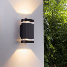 Carregar imagem no visualizador da galeria, MIRODEMI® Modern Black Outdoor Aluminum Waterproof LED Wall Mounted Lamp For Villa
