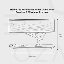 Load image into Gallery viewer, Hometree Minimalist Table Lamp with Speaker &amp; Wireless Charger
